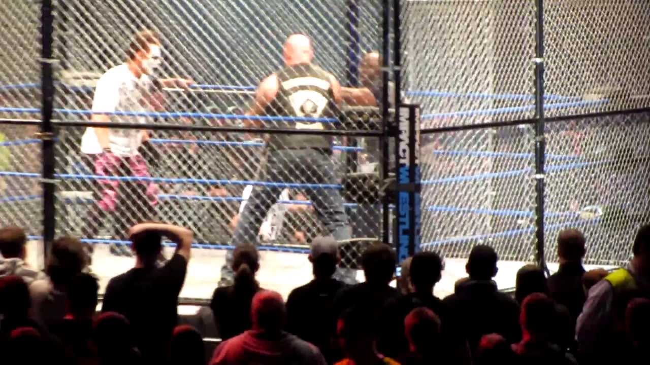 TNA In Glasgow: Cage Match (Angle/Sting vs Devon/DOC) Angle's Entrance