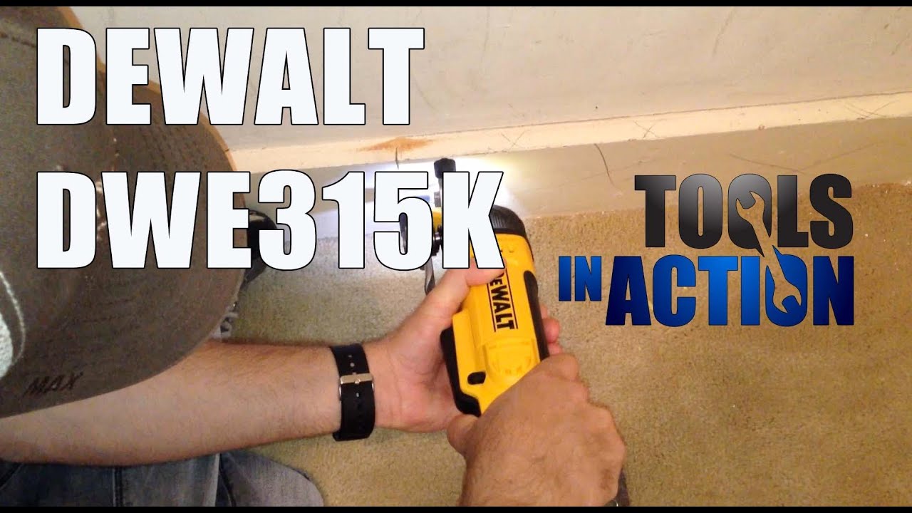 Обзор сетевого осциллирующего многофункционального инструмента DEWALT DWE315