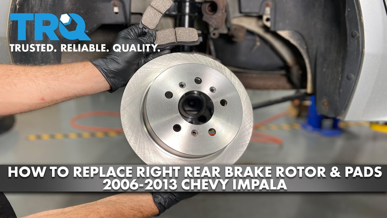 How to Replace Right Rear Brake Rotor & Pads 2006-2013 Chevy Impala