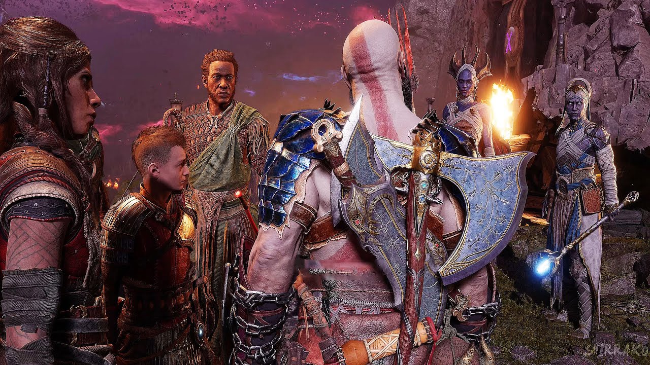 GOD OF WAR RAGNAROK Kratos Army Vs. Asgard Gods (4K 60FPS)