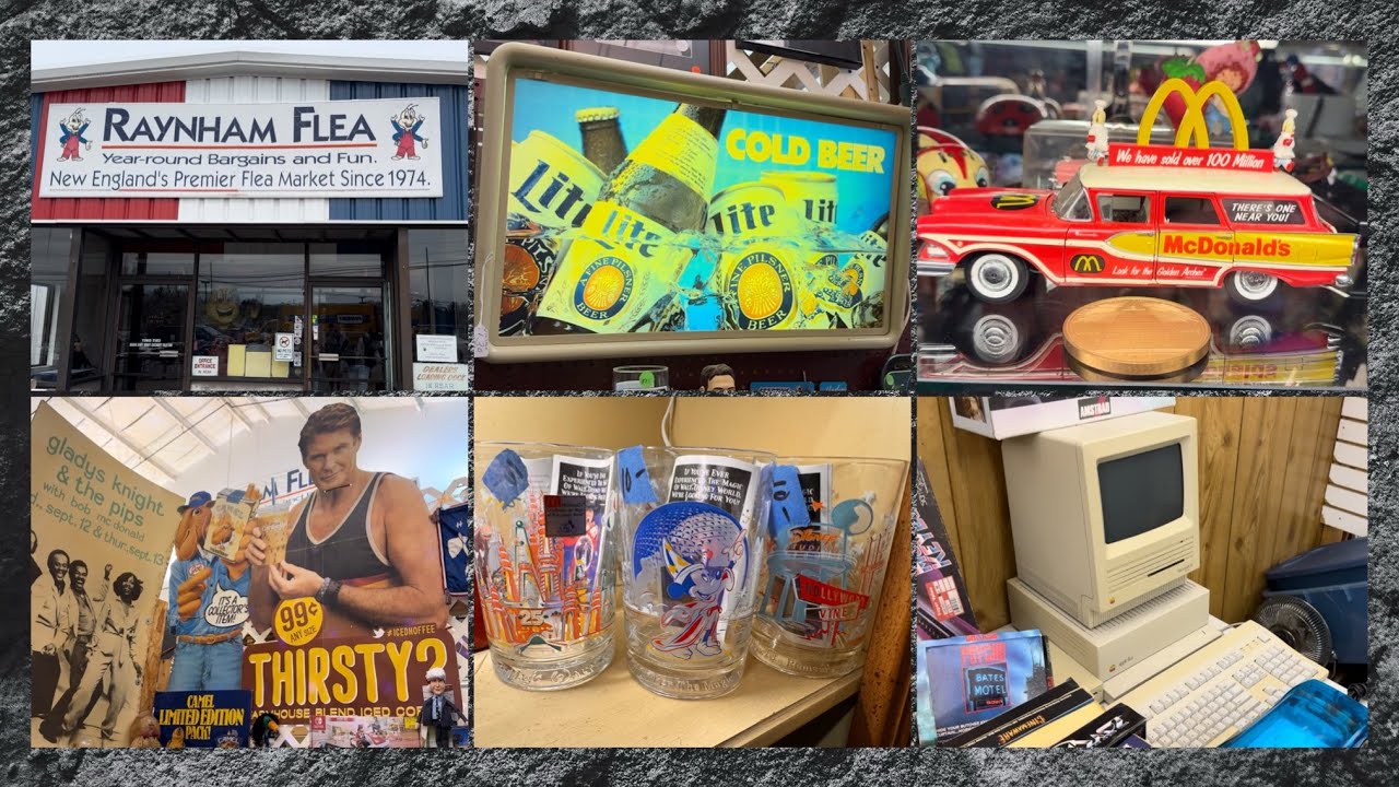 Raynham Flea Market- Raynham MA- Searching For Vintage Treasures- D Tour 318 4/14/24