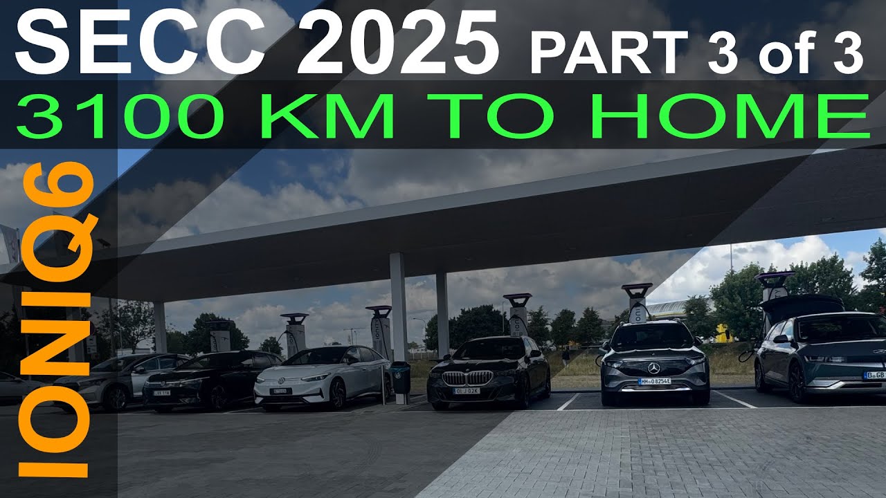 Ioniq 6: SECC 2025, Часть 3 — 3100 км электрический марафон до дома без остановки ⚡