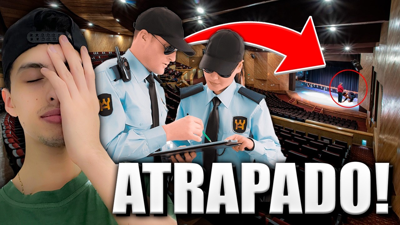 CASI VAMOS a la CÁRCEL por INFILTRARNOS al TEATRO más VIGILADO del PAÍS con @ANDY