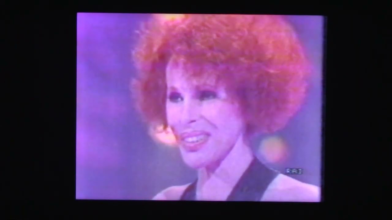 ORNELLA VANONI A "CANZONISSIME" VIDEO ANNI 80