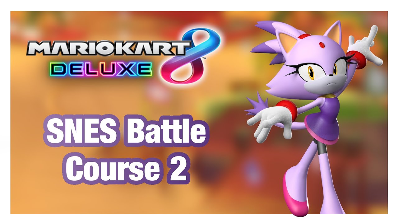 SNES Battle Course 2 | Mario Kart 8 DELUXE Custom Tracks (B-7)