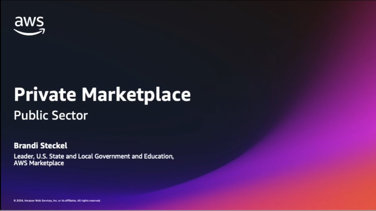 Private Marketplace - Demo | AWS Public Sector