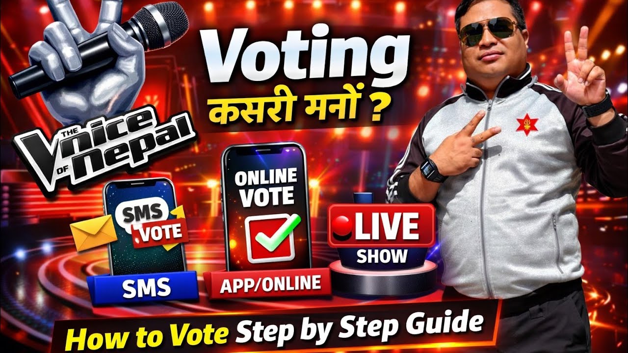 The Voice of Nepal Season 7 Voting कसरी गर्ने ? | How to Vote Step by Step Guide 