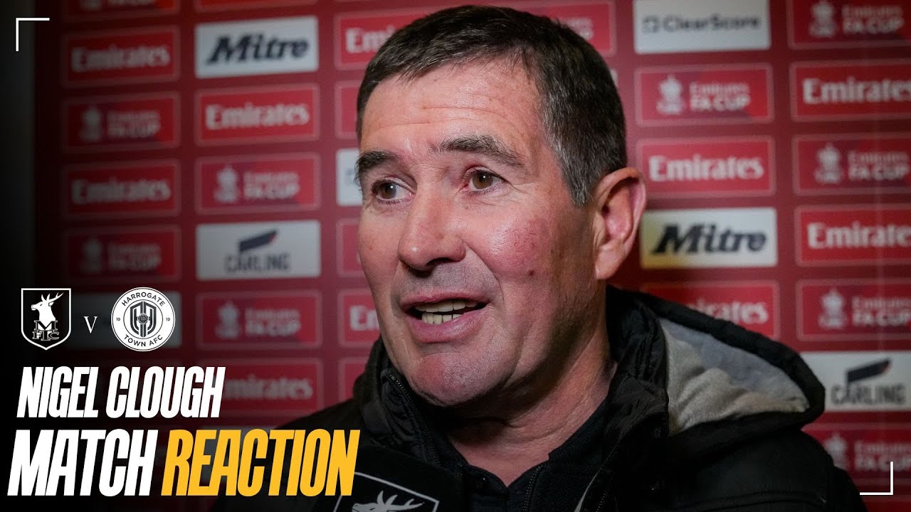 Nigel Clough post-match interview 🗣️ | Stags 3-2 Harrogate