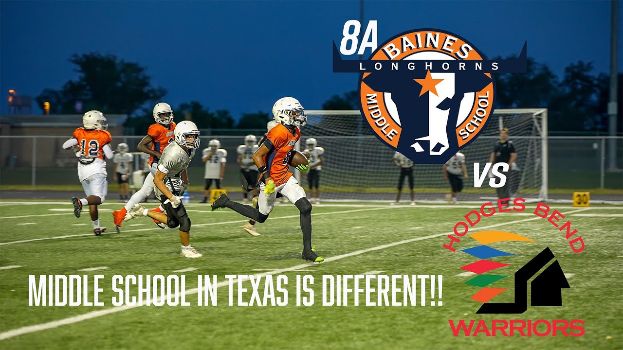 Baines-vs-Hodges Bend | 8A Texas Middle School is just DIFFERENT!!