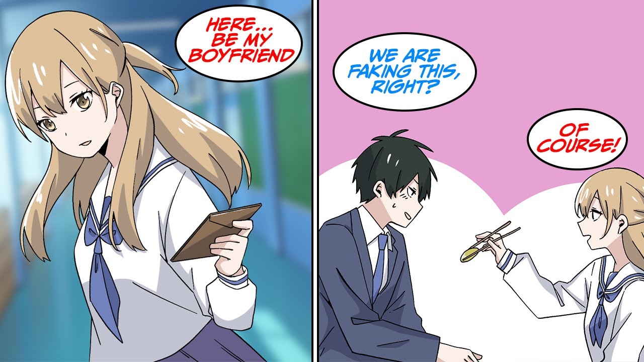 [Manga Dub] I became a beautiful girls fake boyfriend... [RomCom]
