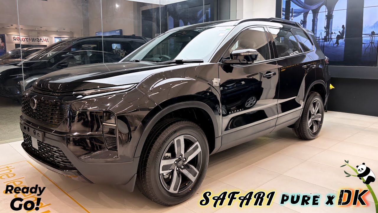 Safari Pure X DK || Tata Safari Dark Edition || Safari Black Colour 🔥