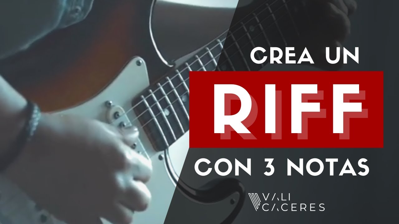 COMO  CREAR UN RIFF CON 3 NOTAS🎸