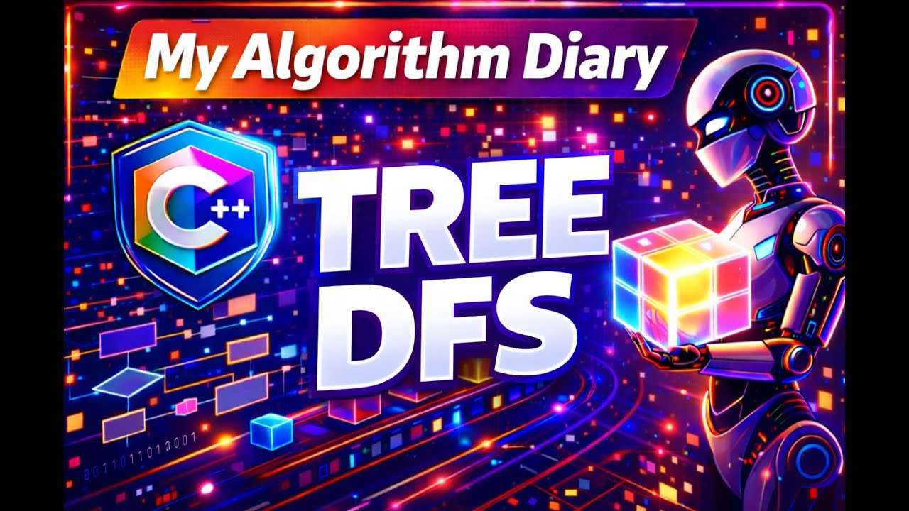 My Algorithm Diary — Tree DFS #dfs #tree #depthfirstsearch #algorithm #datastructures #learntocode