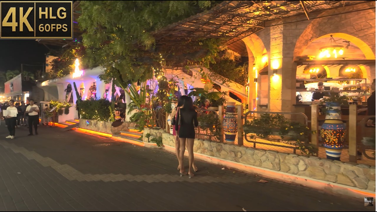 [4K HLG HDR 10PM12Mar2026] Walking Street | Pattaya | Walking Tube