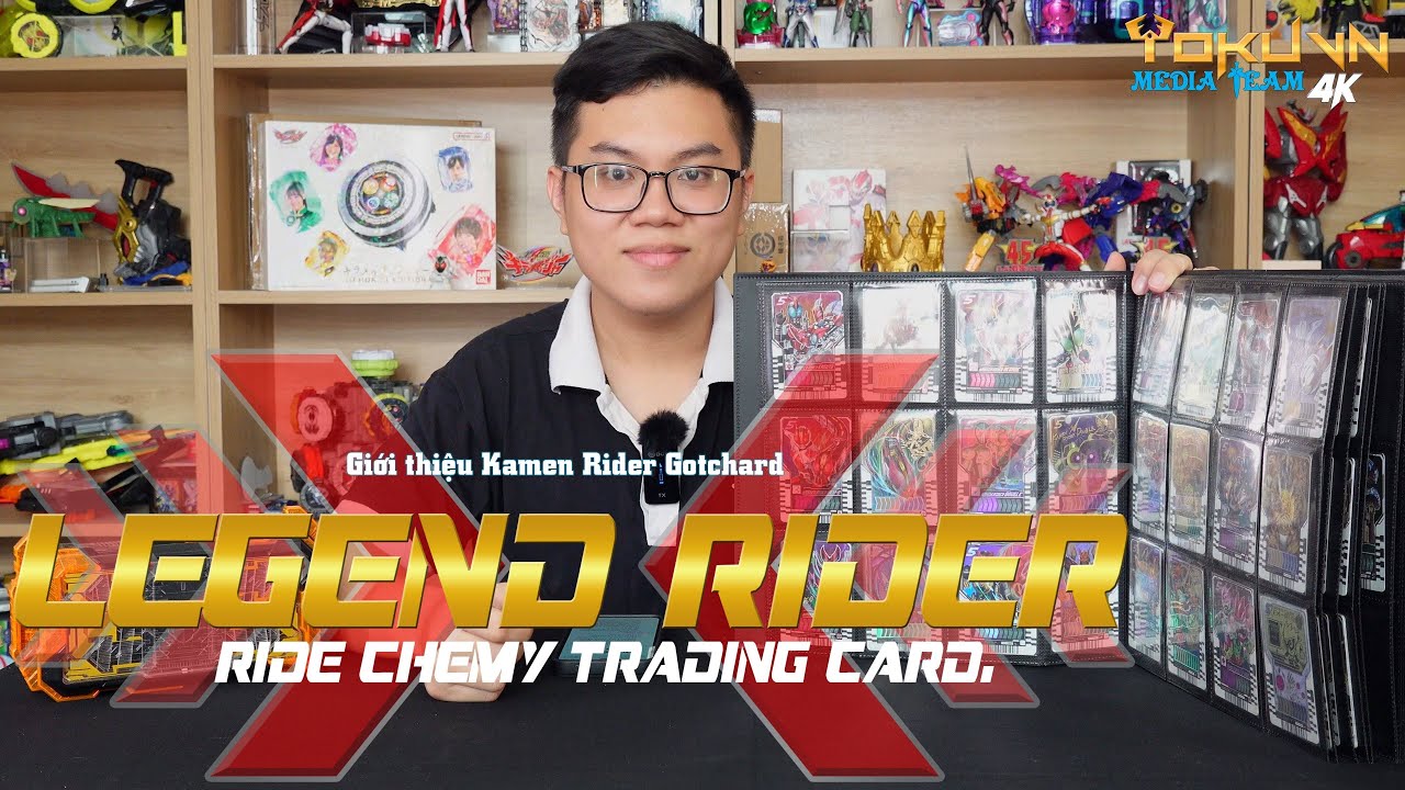 [TMT][1720] Giới thiệu Legend Rider Ride Chemy Trading Card! Kamen Rider Gotchard! (4k)