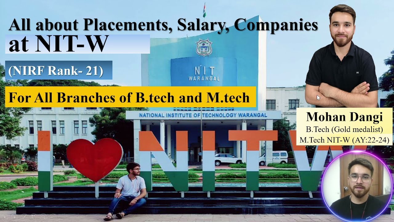 NIT Warangal Fees Placements | M.tech Placements | COAP/CCMT Counselling