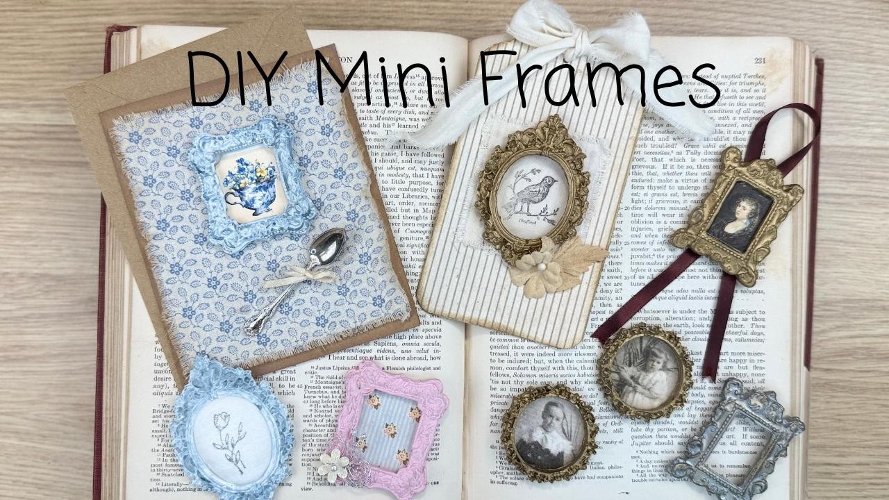 ~Beginner Friendly~ Tiny Frames, Big Creativity - DIY Hot Glue Picture Frames~
