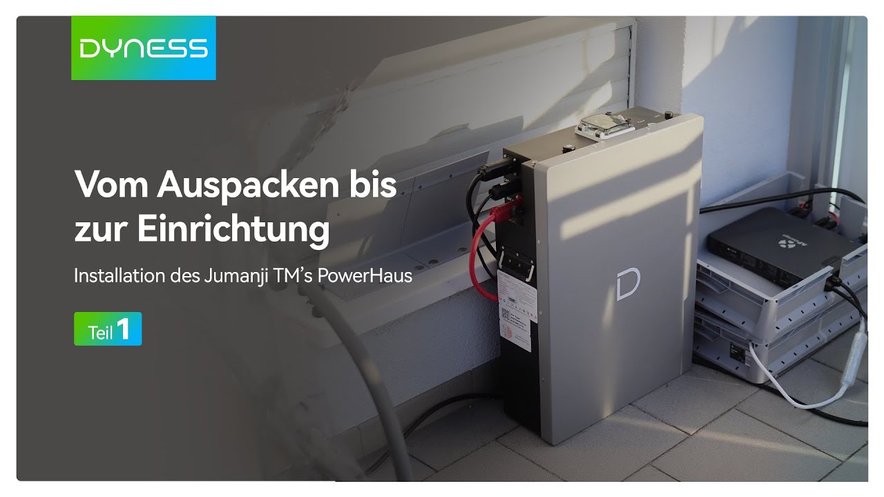 Was passiert, wenn Jumanji™ das Dyness PowerHaus zu Hause installiert? (Teil 1）