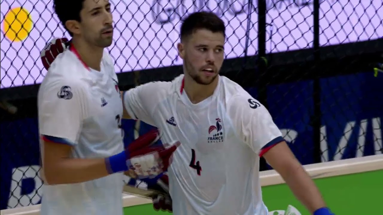 HIGHLIGHTS - Rink Hockey - WSE European Championship Senior Men - FRANCE x GERMANY