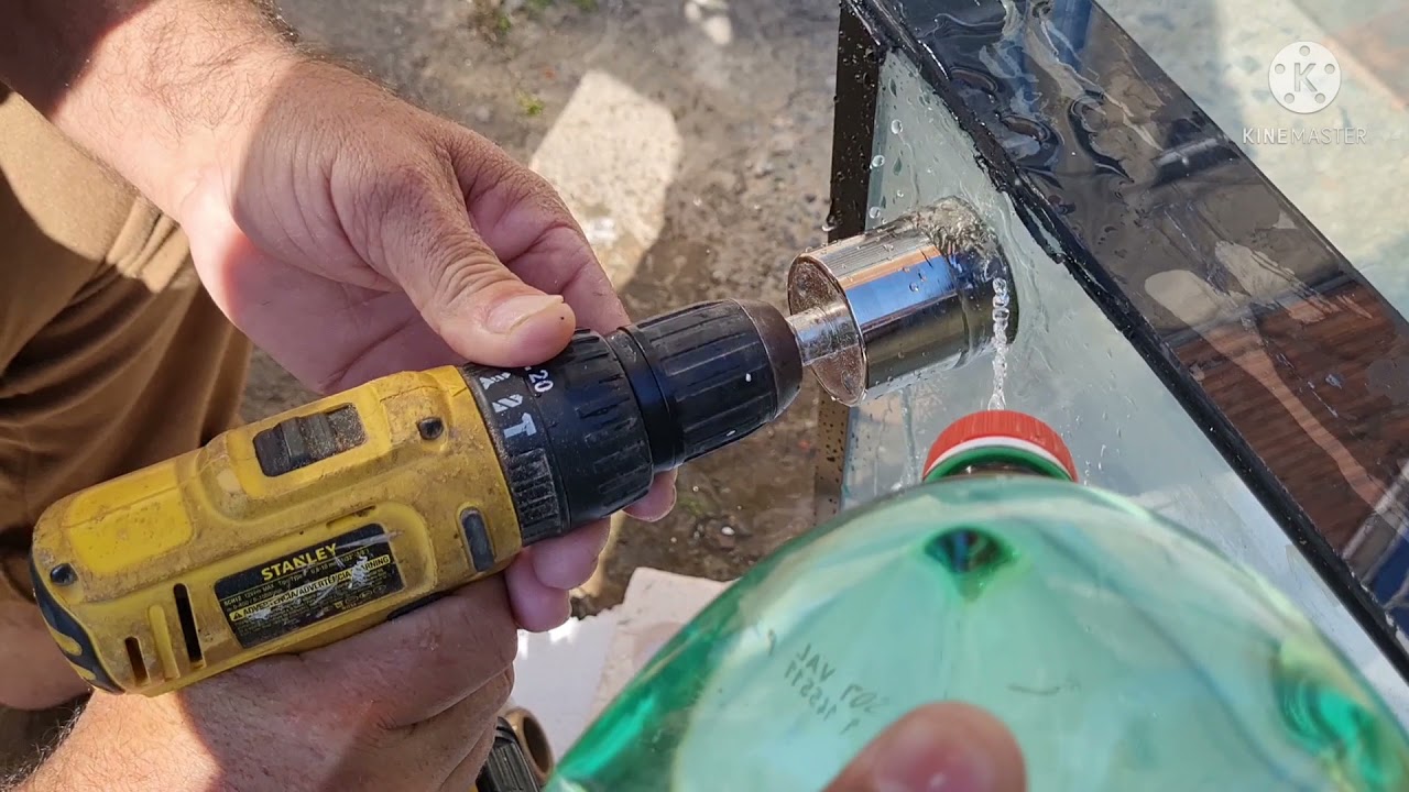 COMO FURAR O VIDRO DE  AQUÁRIOS DE 10MM