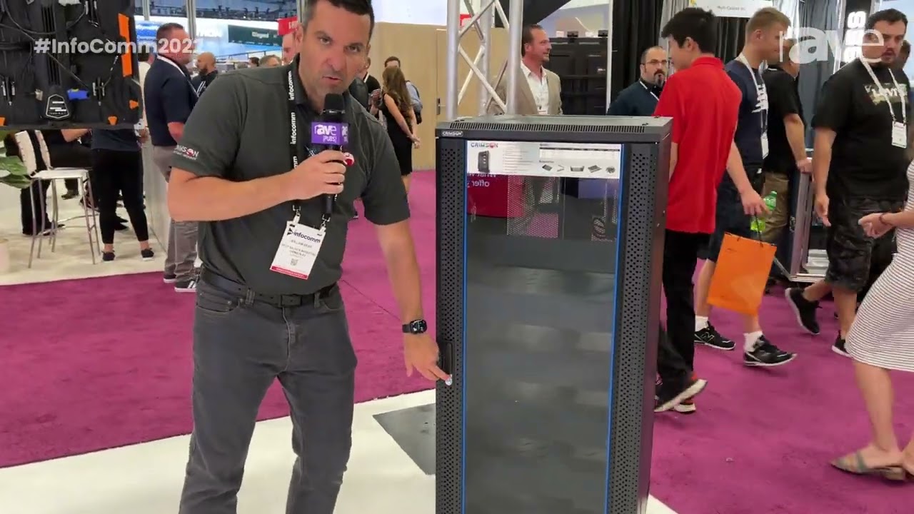 InfoComm 2022: Crimson AV Shows RC Rack Series in 12U (Wall-Mount), Plus 18U, 27U and 42U (Floor)