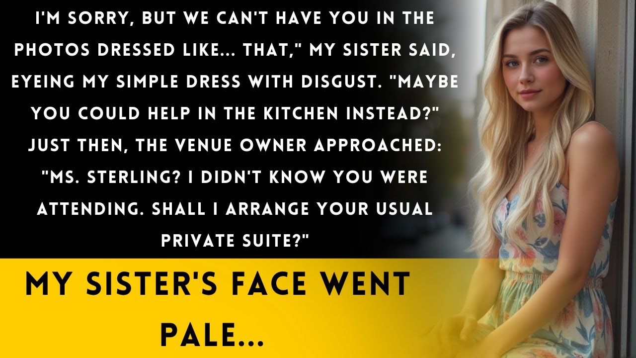 Моя сестра не пустила меня на свою свадьбу, потому что я «бедный». Потом появился владелец площадки.