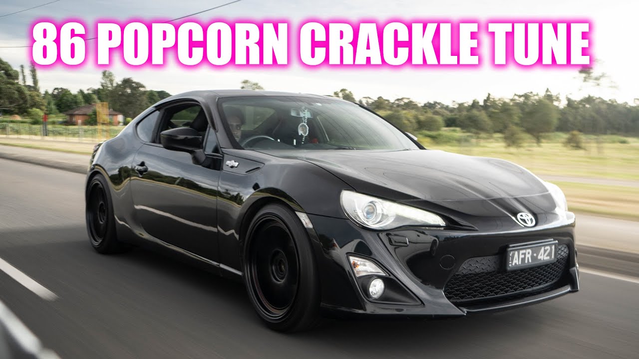 Toyota 86 LOUDEST Pop and Crackle tune EVER  *SHOOTS FLAMES*