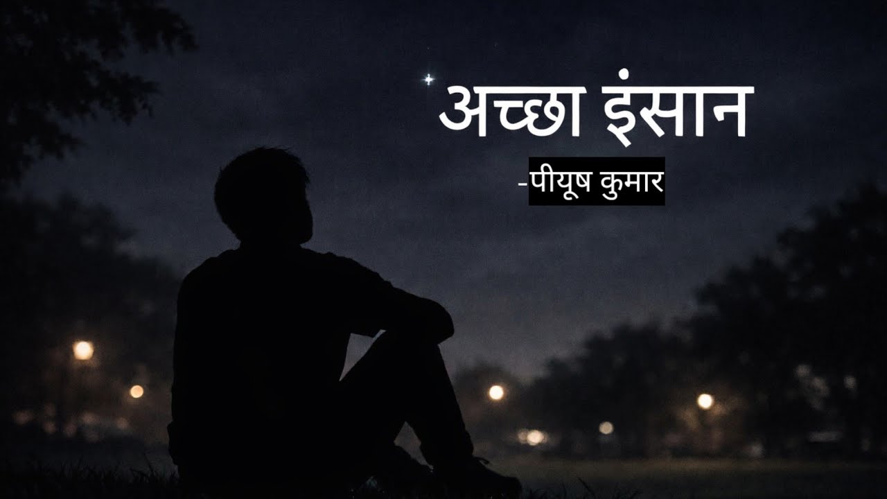 Achha Insaan - Piyush kumar || Hindi Poetry || Poetry || Latest Poetry || 2026