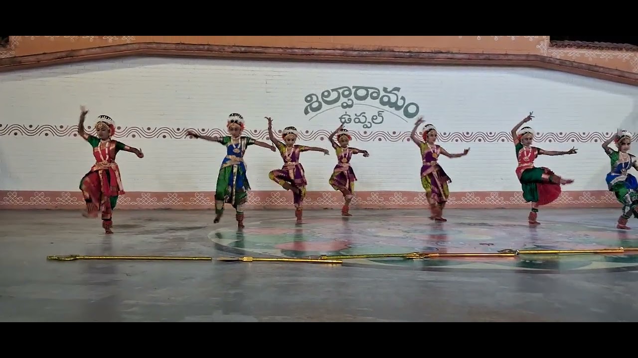 My baby classical dance at Shilparamam