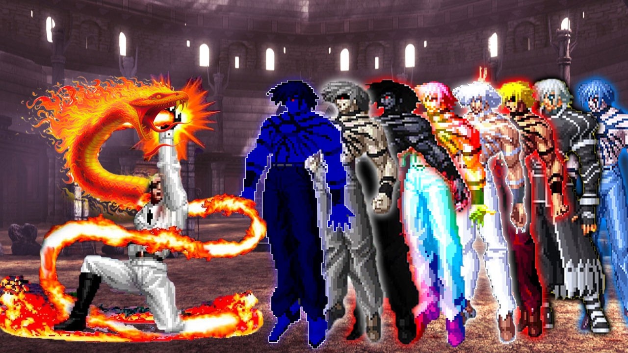 [Mugen KOF] Avenger Heidern Vs Super Orochi TEam