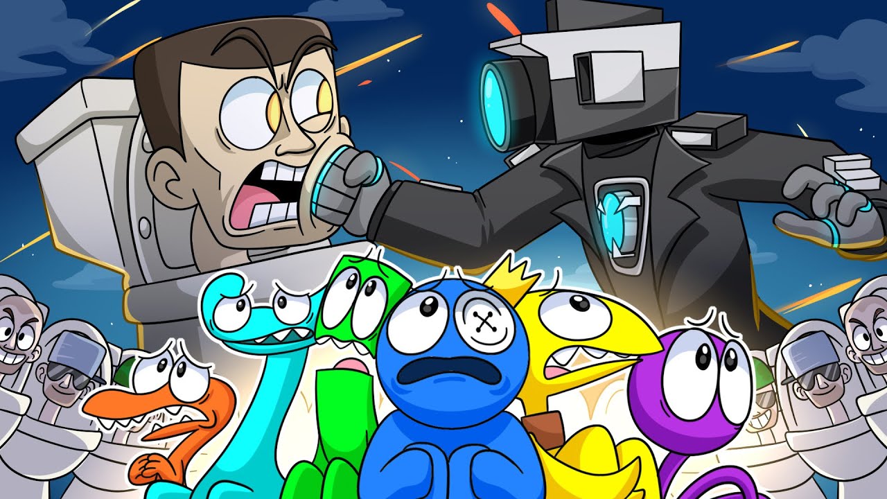 SKIBIDI Vs. RAINBOW FRIENDS MULTIVERSE Animation!