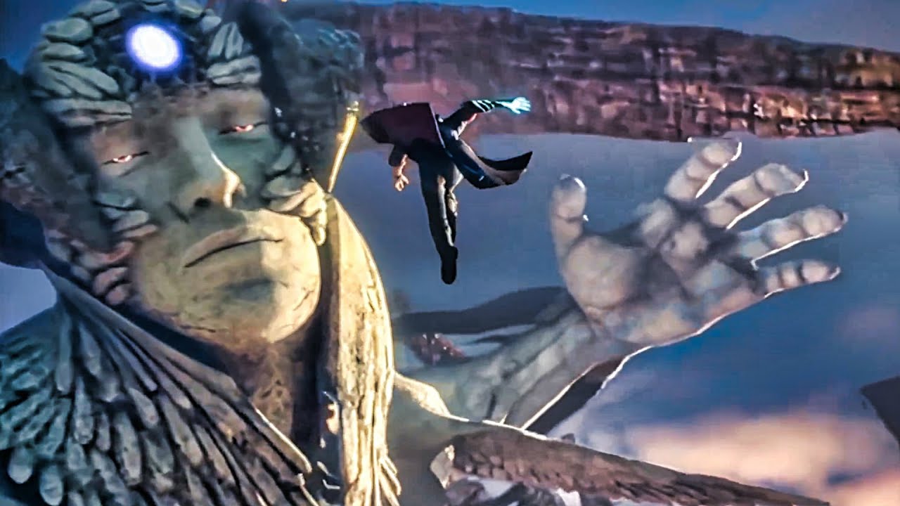 The SAVIOR Colossus Boss Fight Vs Dante  - Devil May Cry 4 Remaster (4K Ultra HD)