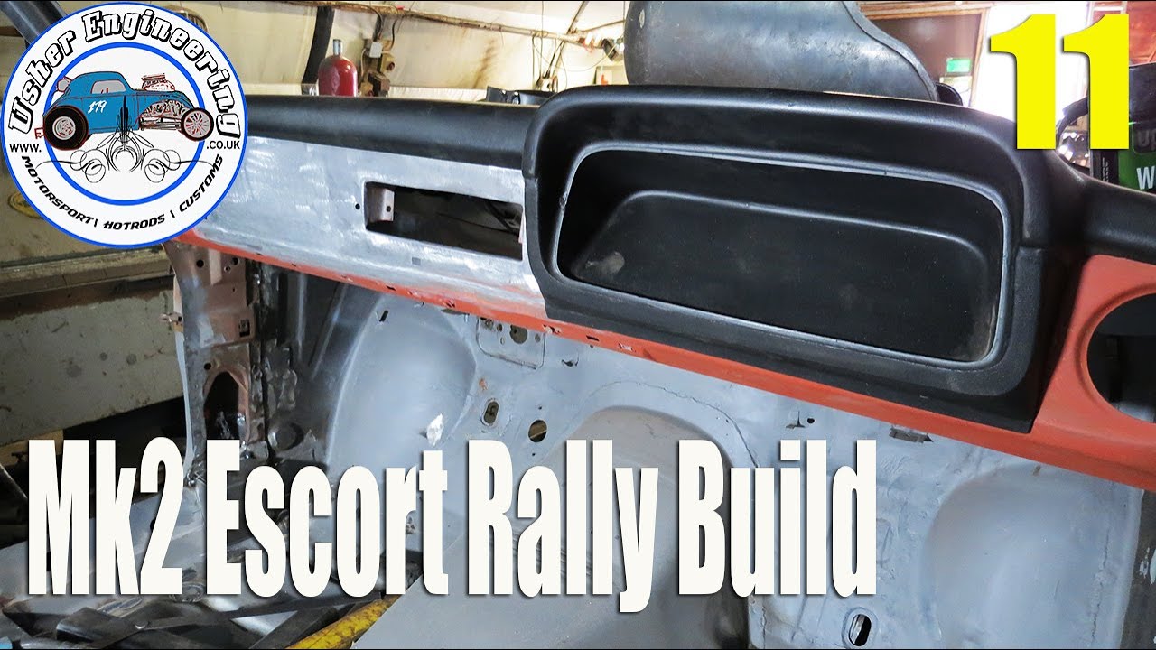 Mk2 Escort Rally Build Is Back on!! Part 11 Converting The Dash To Right Hand Drive