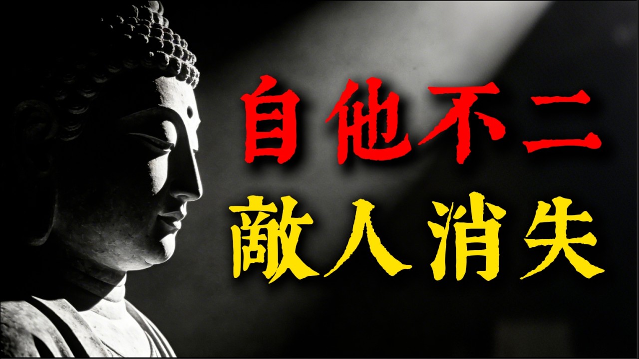 自他不二：聽懂這個佛法終極真相，你將再也找不到敵人。#佛法智慧 #自他不二 #人生覺醒 #禪宗開示 #心靈成長