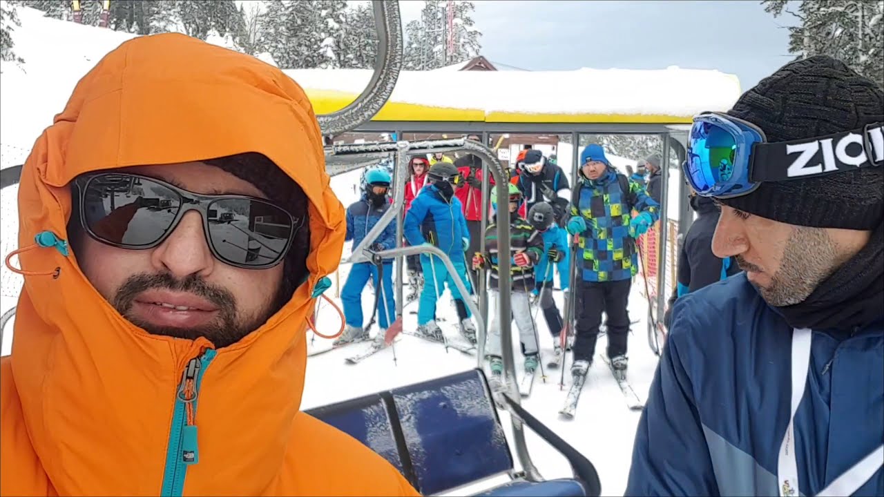 التزلج في بورصه جبل اولوداغ 2019  ski in bursa - uludag #سفر #سياحة #لايك #تركيا #وناسه