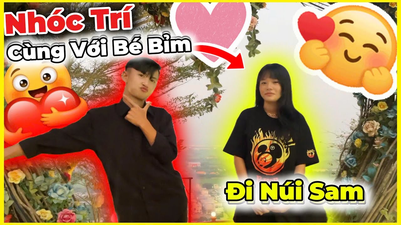Nhóc Trí Chở Bé Bỉm Đi Chơi Núi Sam  | AG Nhóc Trí