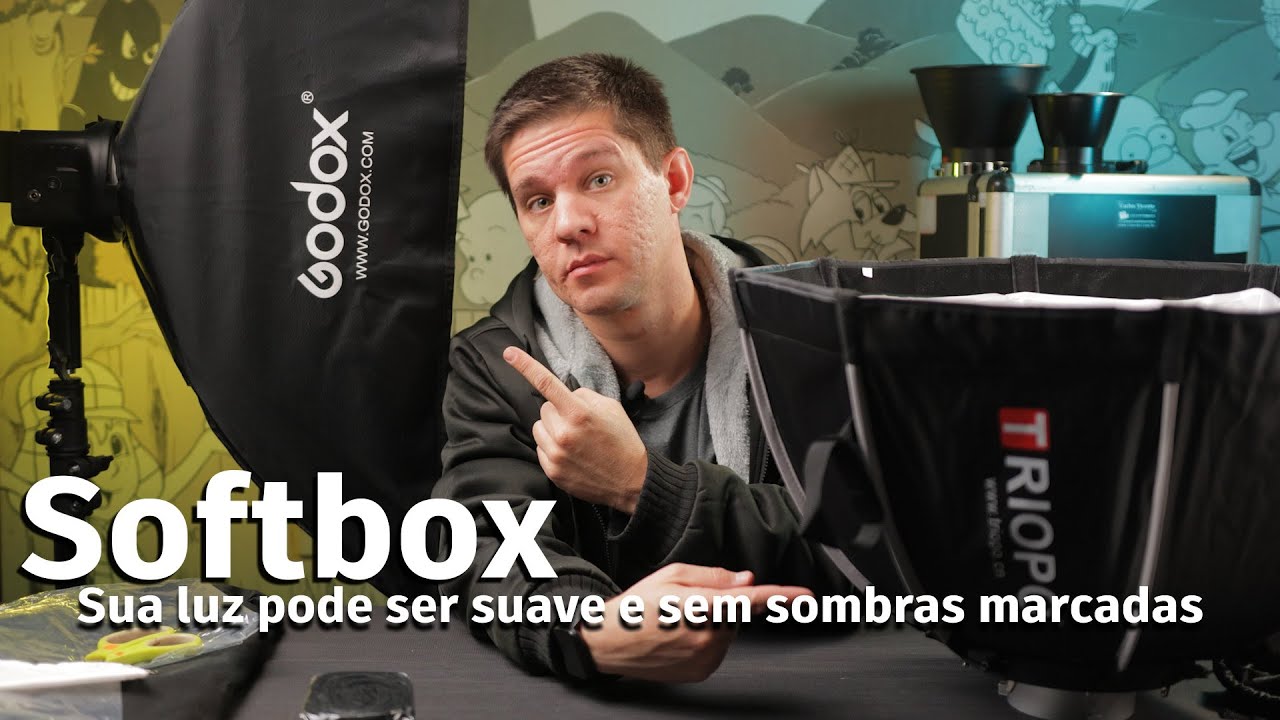 Duas opções muito interessantes de Softbox para suas gravações #011