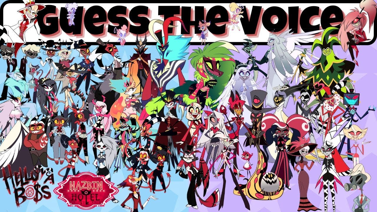 🔮Guess The Hazbin Hotel + Helluva Boss Characters Voices ⭐🔥 Trivia Quiz Challenge