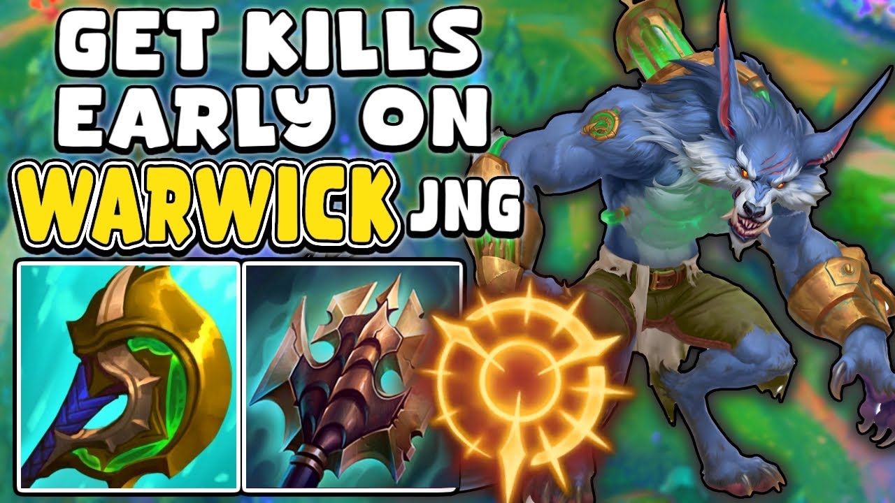This Warwick Jungle Path will get you KILLS EARLY GAME | Warwick Jungle Gameplay Guide League 13.20