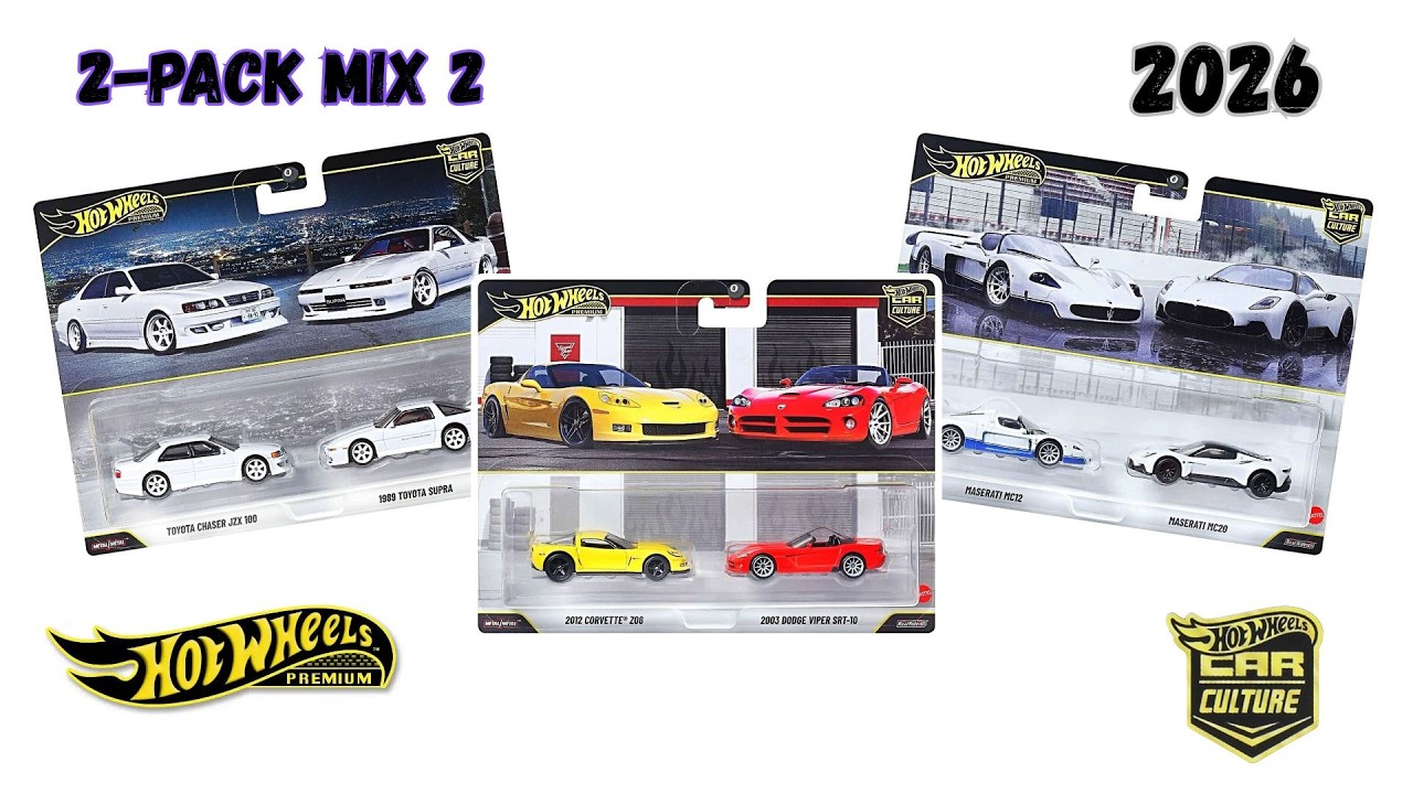 Hot Wheels Premium - Car Culture - 2-Pack Mix 2 - 2026