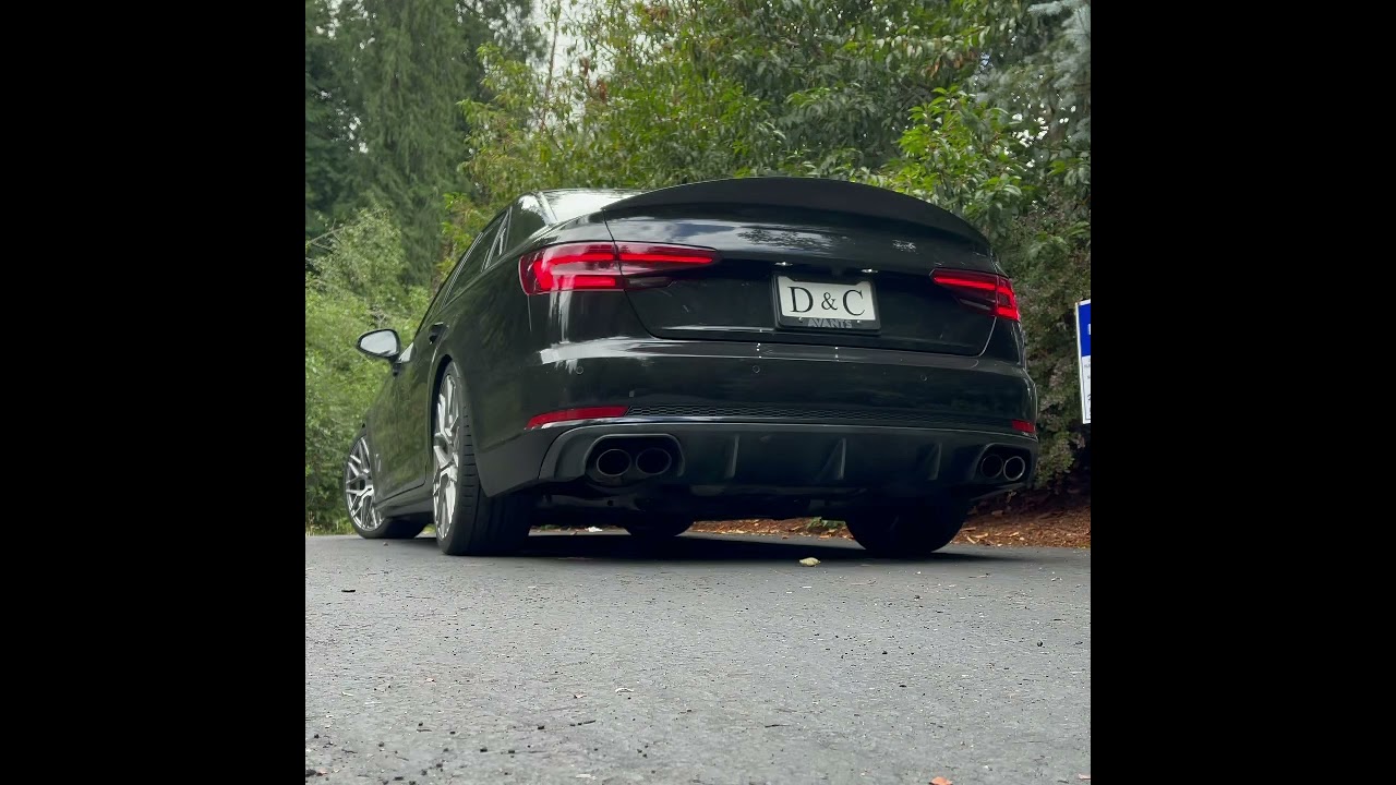 B9 S4 Cold Start With CarbnLabs Catless Downpipe & Stock Exhaust