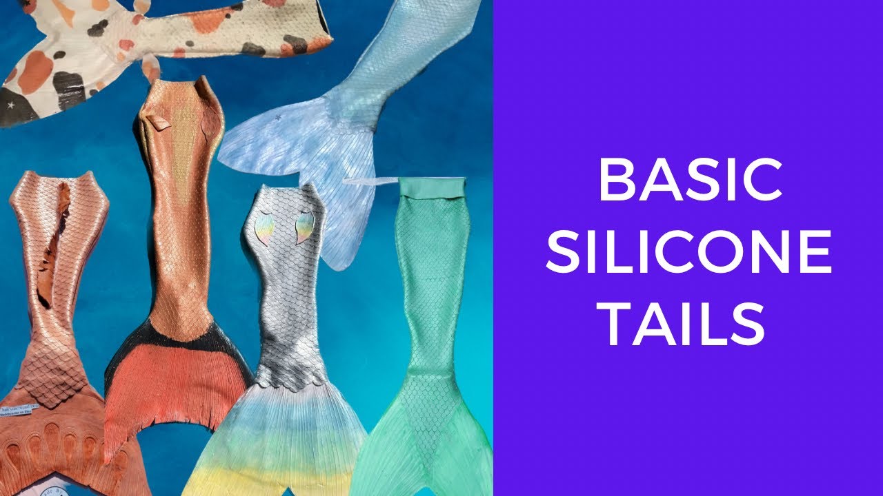 Basic Silicone Mermaid Tails Close Up Look & Tail Options