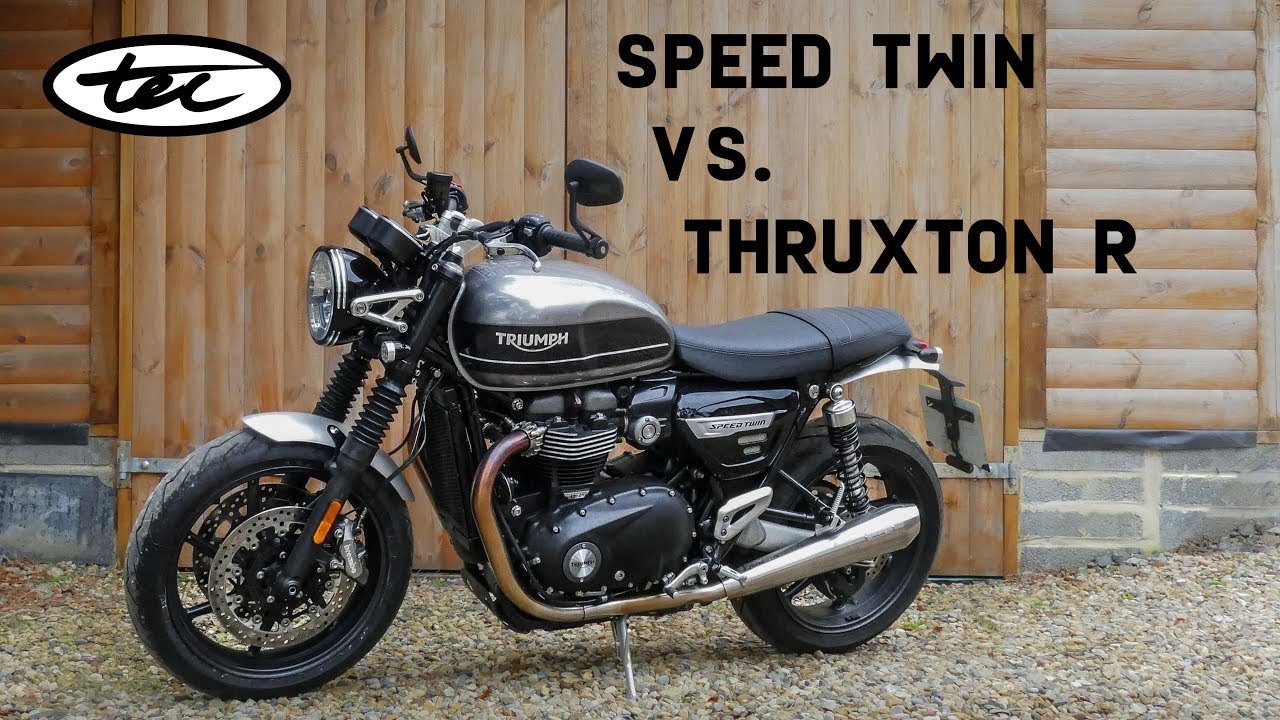 Speed ​​Twin против Thruxton 'R' — новые детали в продаже