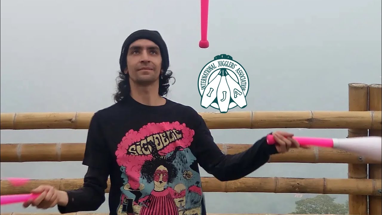 Club juggling by Juan Pablo LV from Colombia |IJA Tricks of the Month 