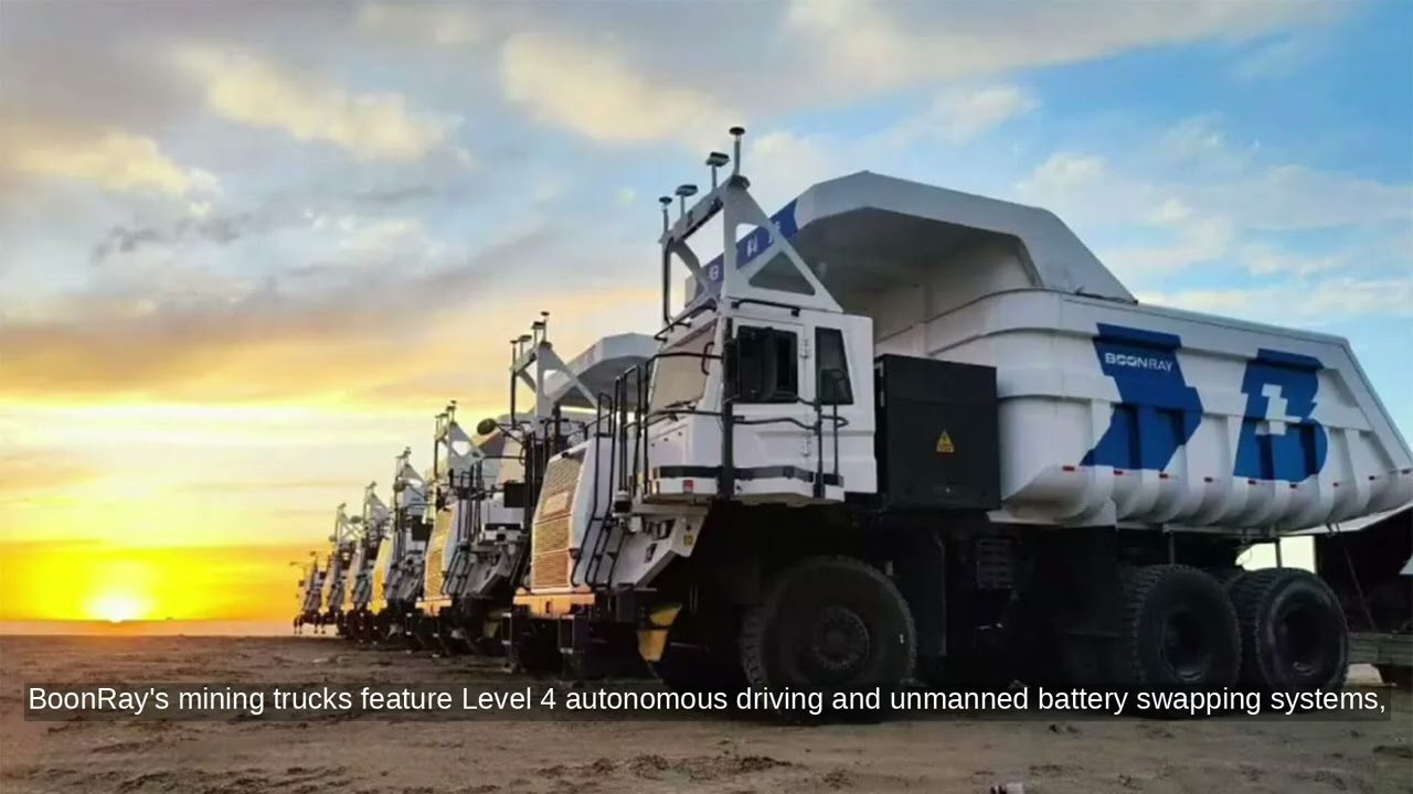 Boonray Gets Strategic Investment from BYD for Its Autonomous Mining Trucks
