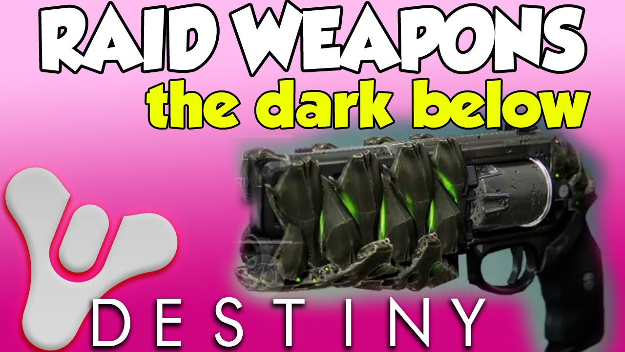 Destiny - The Dark Below Crota's End RAID Weapons! - Review On The Design !