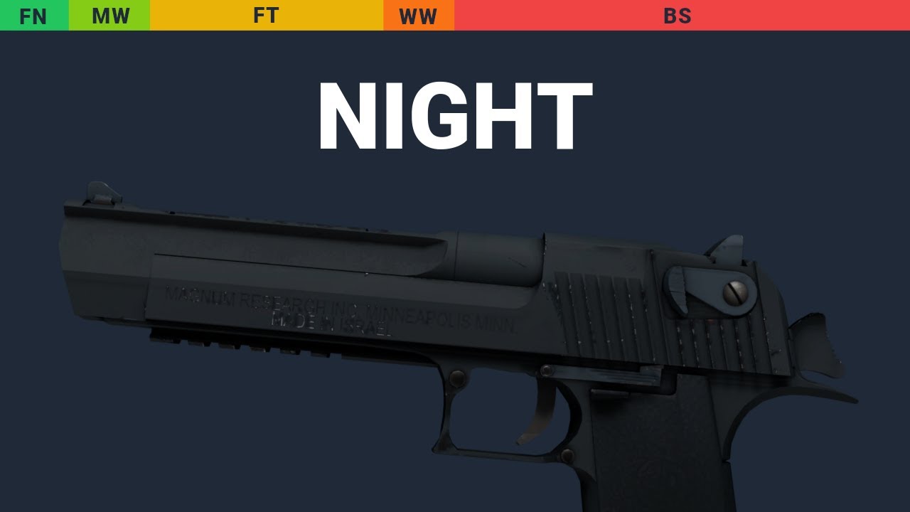 Desert Eagle Night - Skin Float And Wear Preview