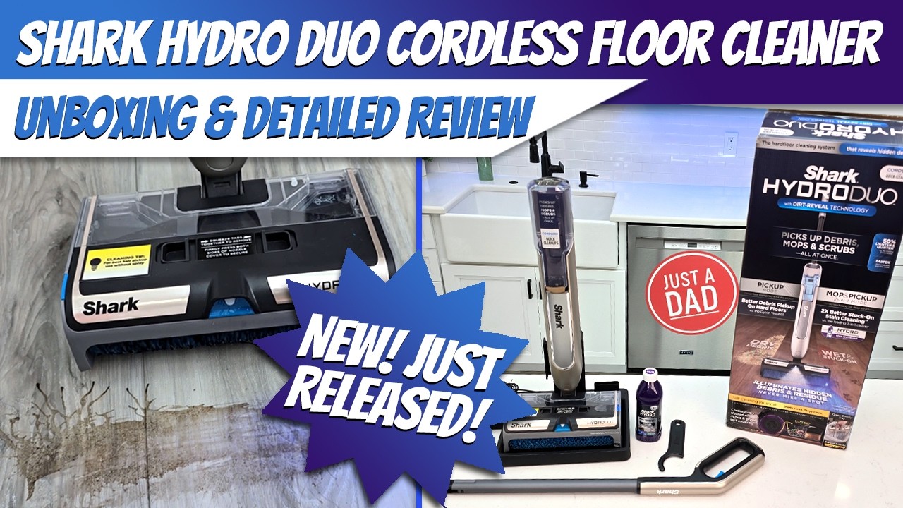 NEW! Shark HydoDuo Cordless Wet Dry Hard Floor Cleaner WW201 Honest Review!
