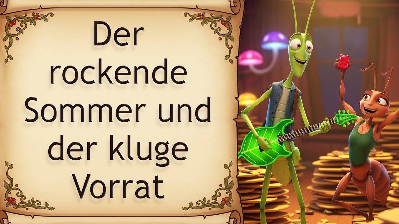 Die Heuschrecke mit der E-Gitarre 🎸 | Kindergeschichte: Sommer vs. Winter