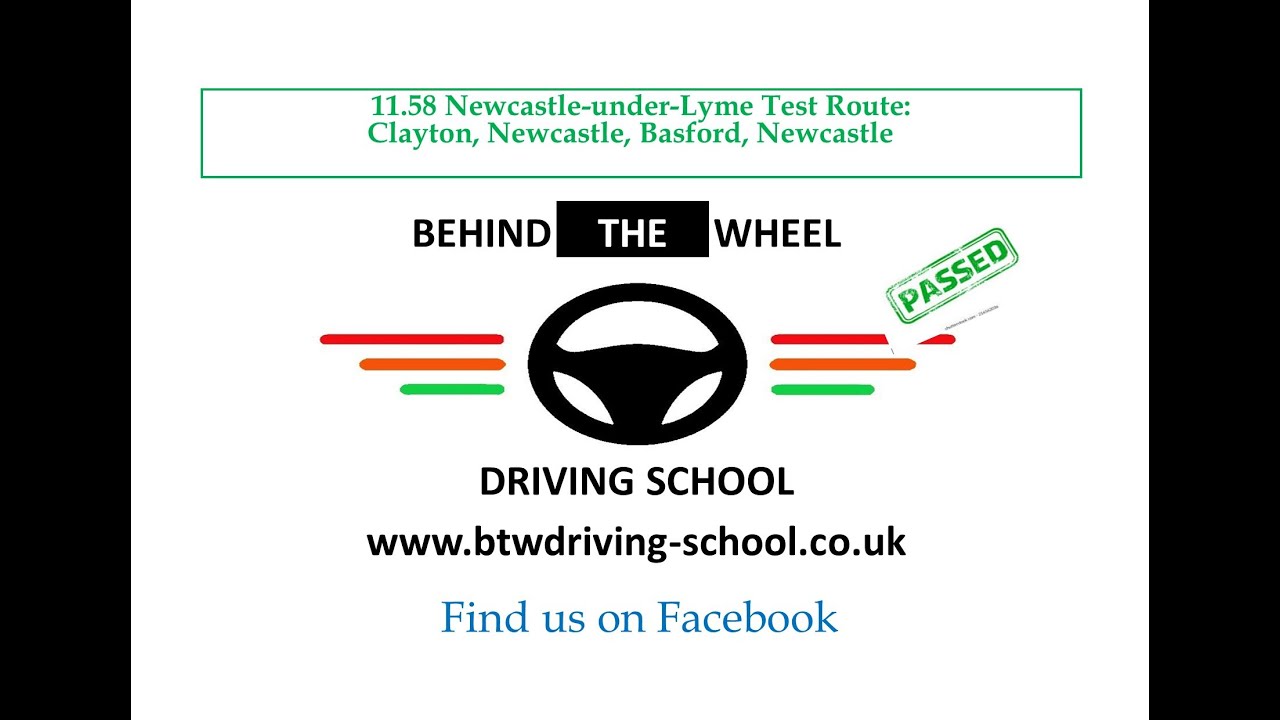 11.58 Newcastle-under-Lyme Test Route - Clayton, Newcastle Basford , Newcastle